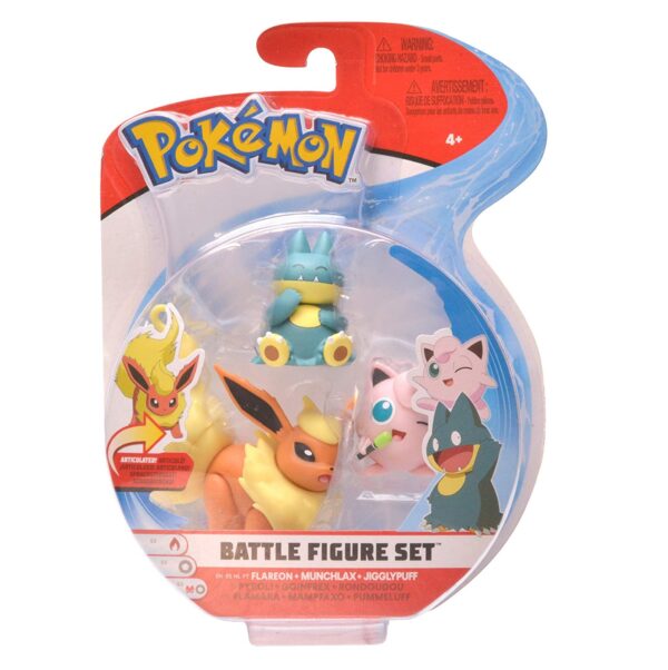  Pokémon Set de juguetes de figuras de batalla con